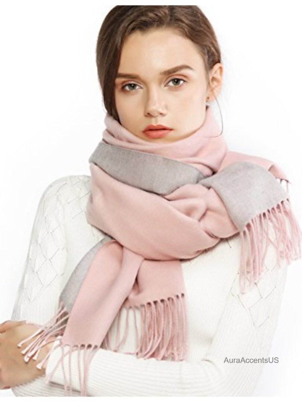 Reversible Pashmina Shawl Wrap Scarf for Women Evening Dresses Travel